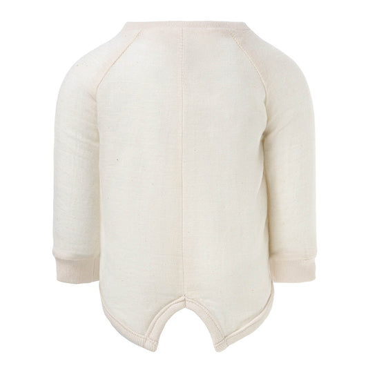 Cream Vegan Cashmere Weganool Baby Jacket