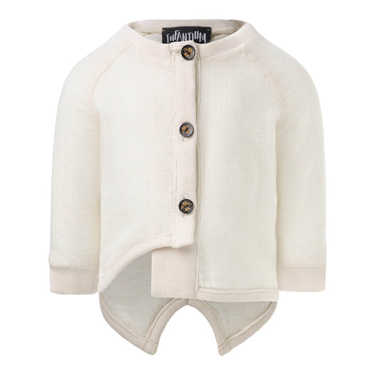 Cream Vegan Cashmere Weganool Baby Jacket